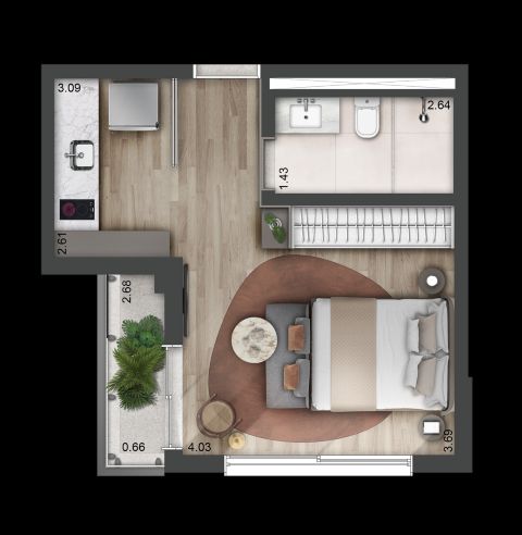 Apartamento à venda com 3 quartos, 111m² - Foto 2