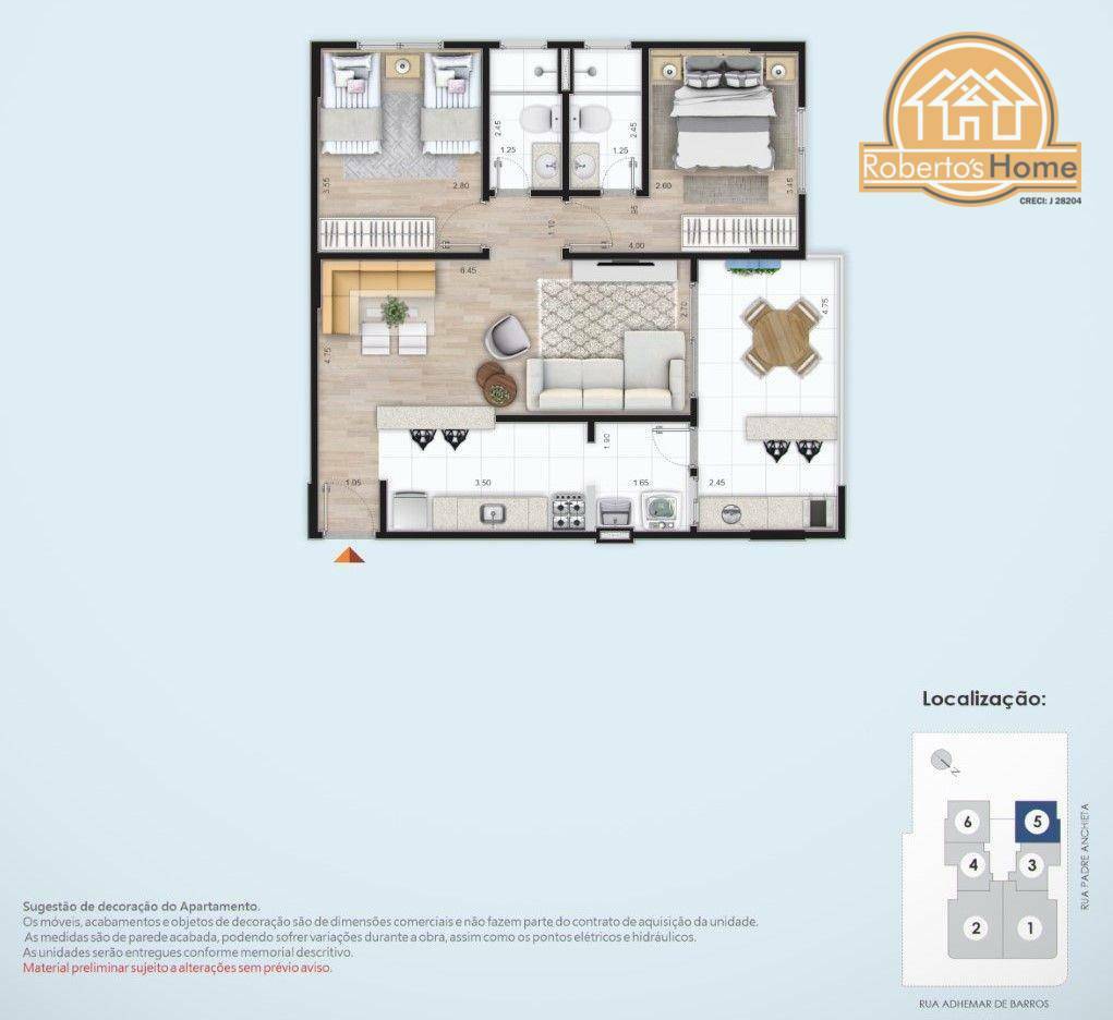 Apartamento à venda com 2 quartos, 78m² - Foto 30