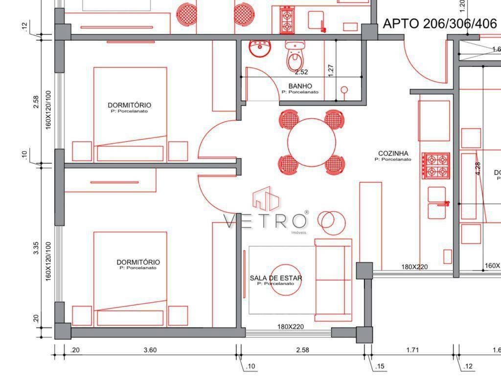 Apartamento à venda com 2 quartos, 52m² - Foto 7