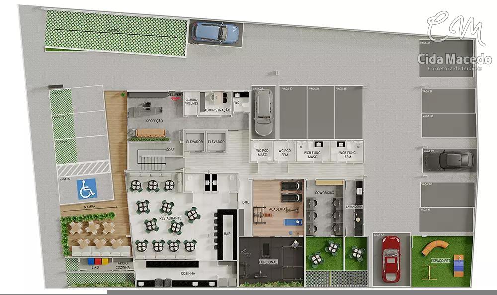 Apartamento à venda com 2 quartos, 53m² - Foto 20