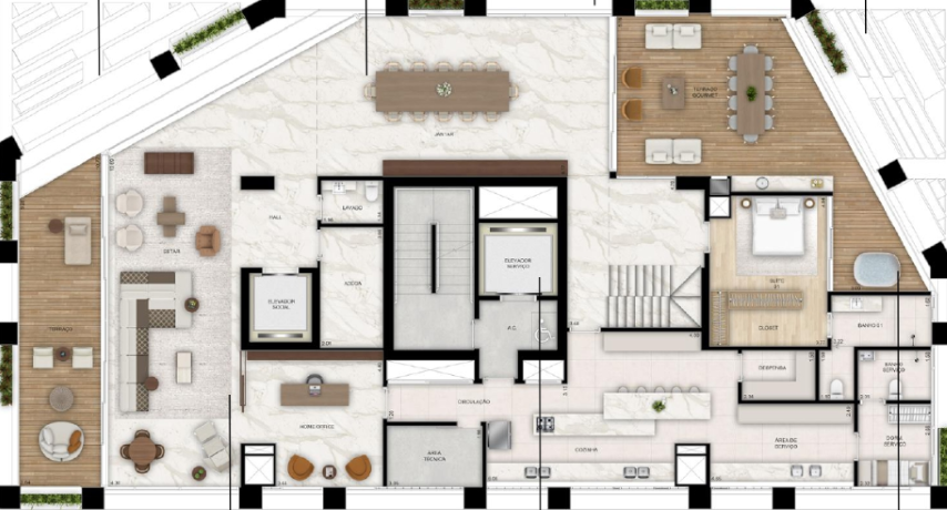 Apartamento à venda com 4 quartos, 393m² - Foto 41