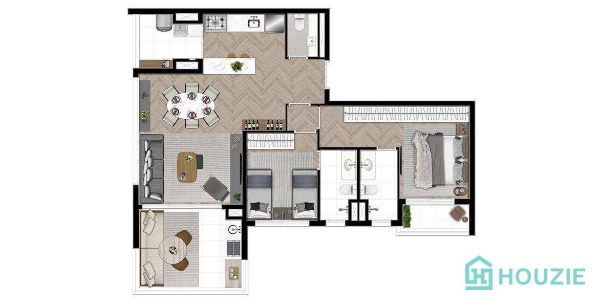 Apartamento à venda com 2 quartos, 72m² - Foto 19