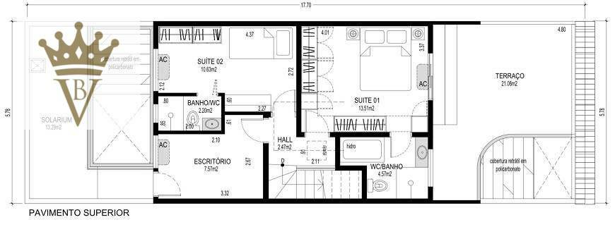 Sobrado à venda com 3 quartos, 160m² - Foto 28