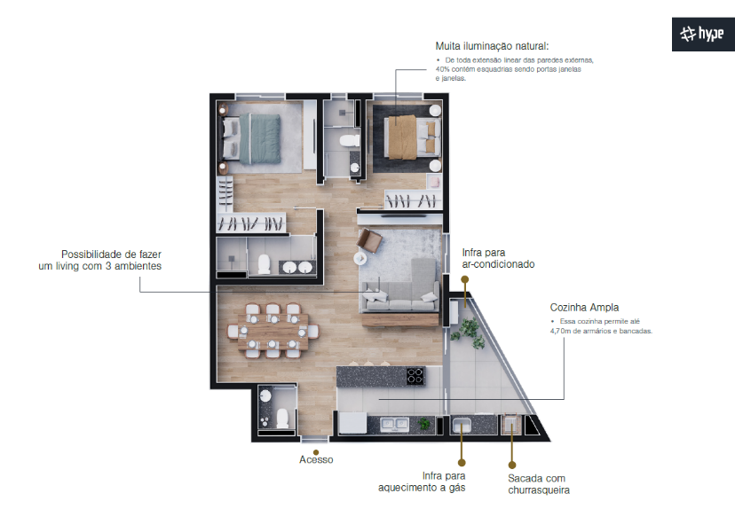 Apartamento à venda com 3 quartos, 89m² - Foto 21