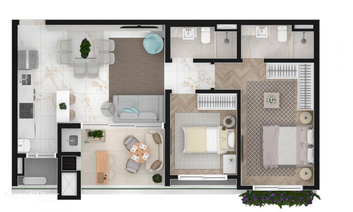 Apartamento à venda com 3 quartos, 118m² - Foto 49