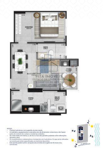 Apartamento à venda com 1 quarto, 42m² - Foto 22