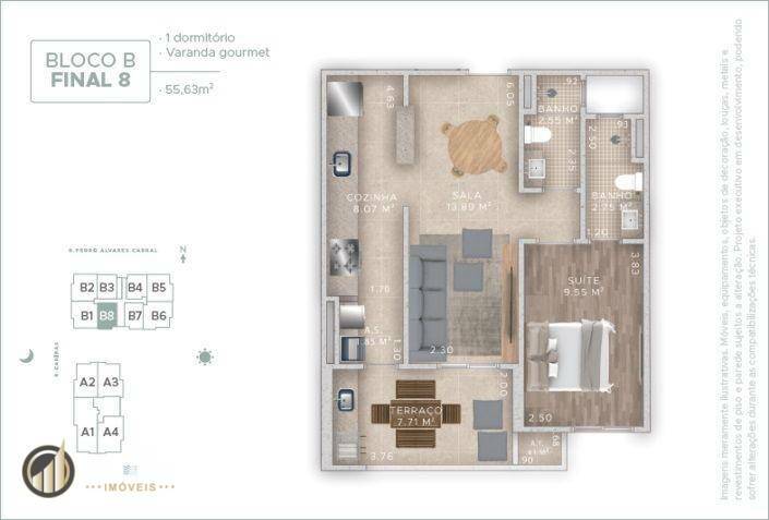 Apartamento à venda com 2 quartos, 91m² - Foto 60