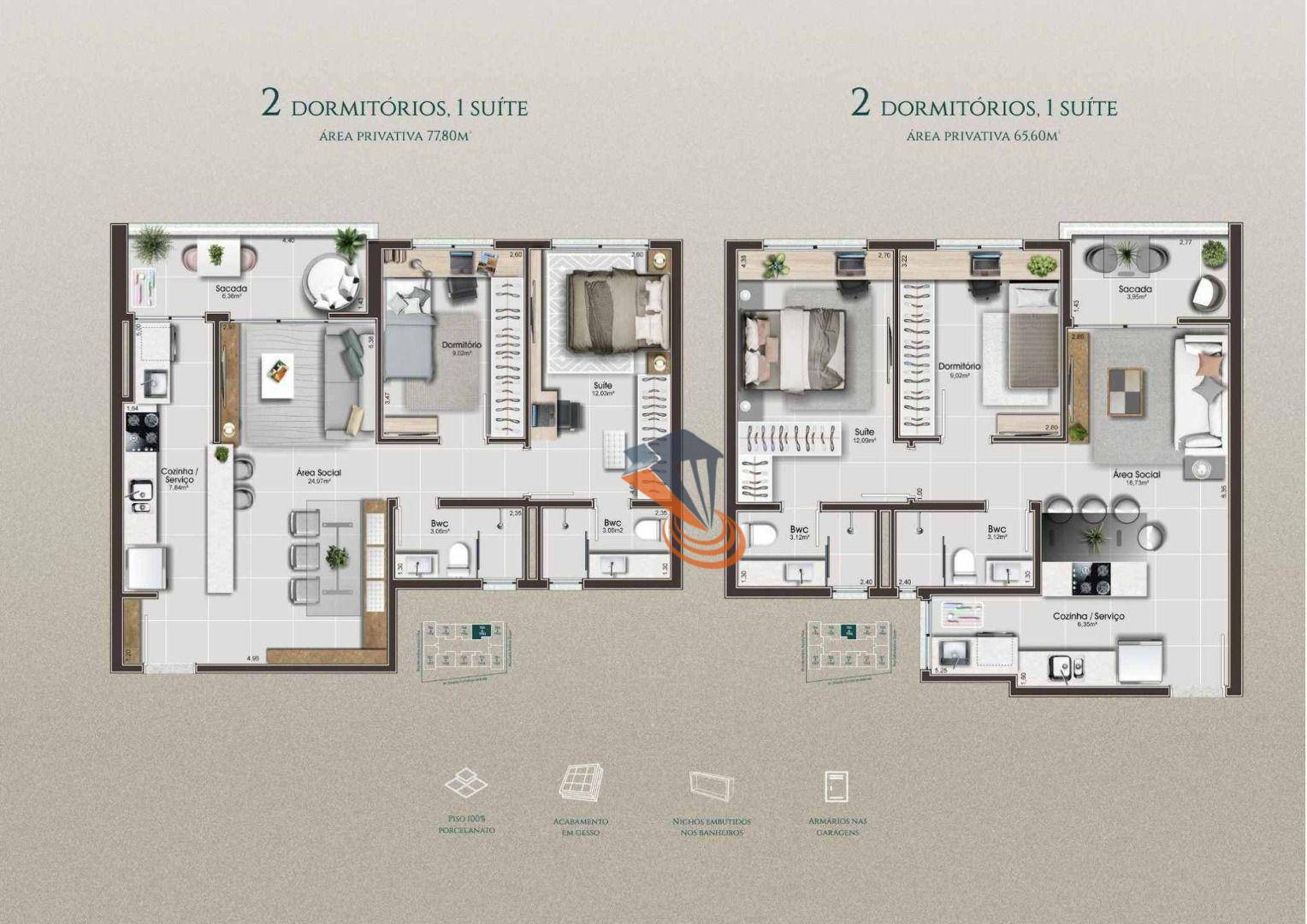 Apartamento à venda com 2 quartos, 65m² - Foto 17