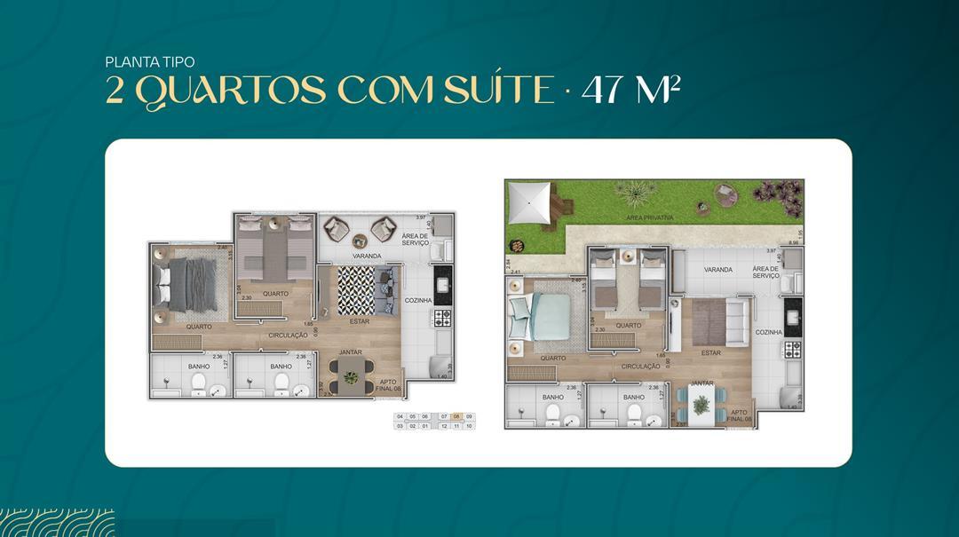 Apartamento à venda com 2 quartos, 47m² - Foto 24