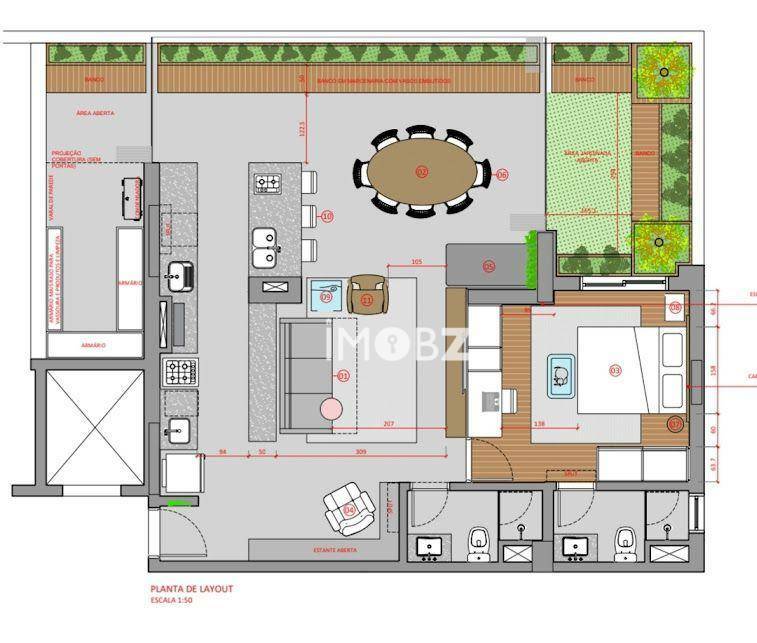 Apartamento à venda com 1 quarto, 111m² - Foto 27