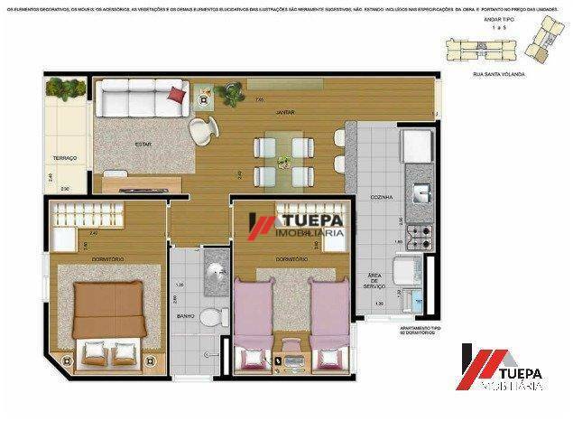 Apartamento à venda com 2 quartos, 50m² - Foto 55