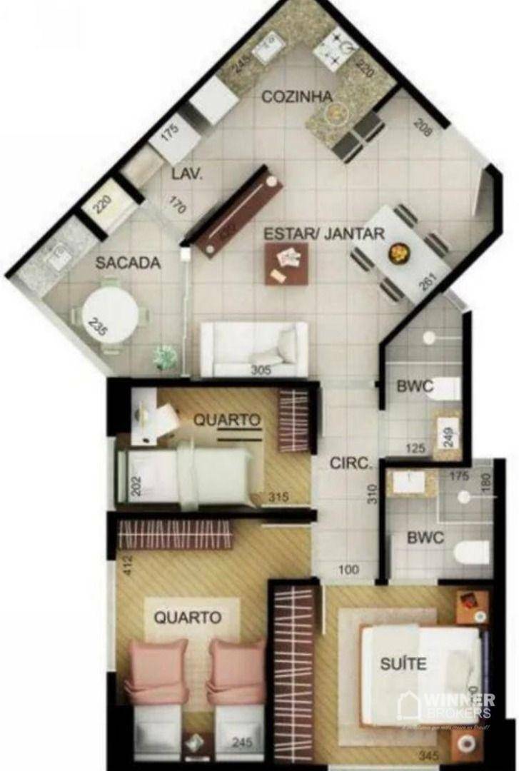 Apartamento à venda com 2 quartos, 73m² - Foto 19