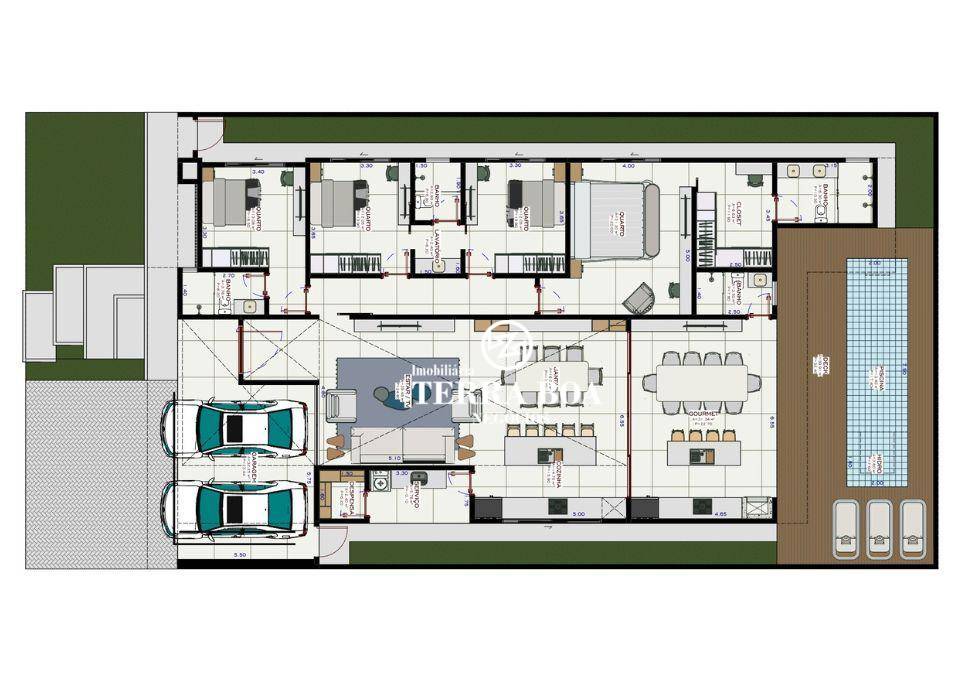 Casa de Condomínio, 4 quartos - Foto 2