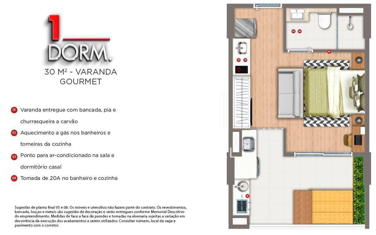 Apartamento à venda com 2 quartos, 61m² - Foto 40