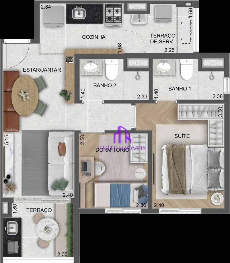 Apartamento à venda com 1 quarto, 32m² - Foto 22