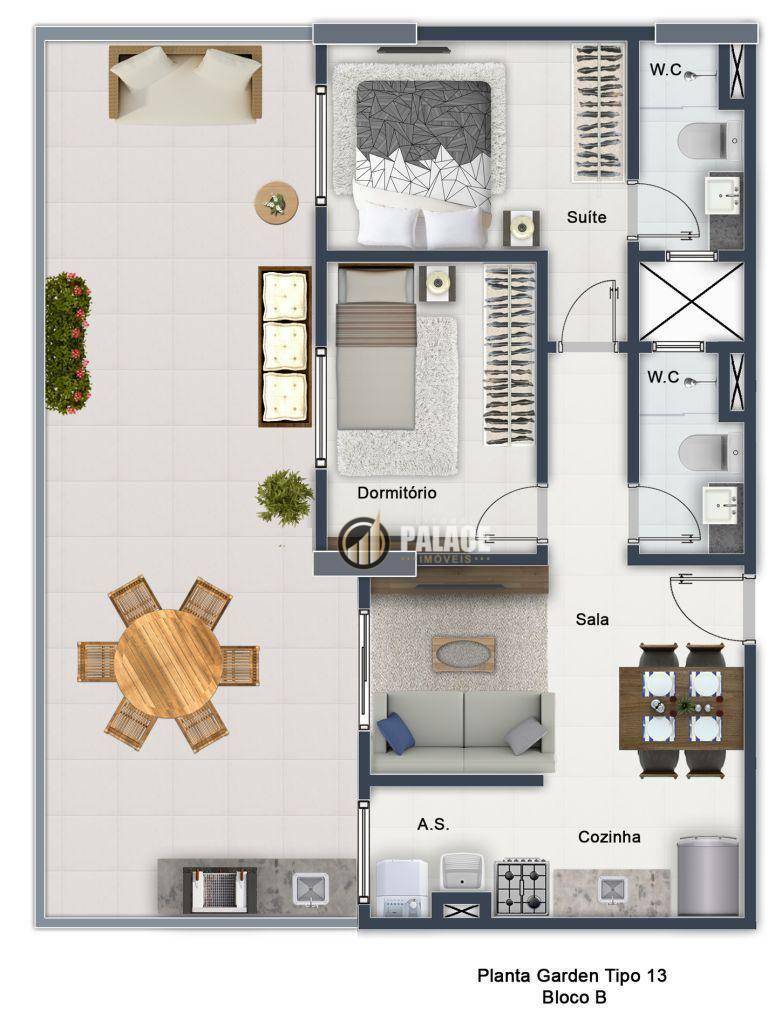 Apartamento à venda com 2 quartos, 57m² - Foto 44