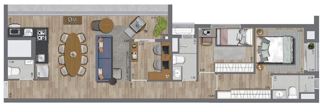 Apartamento à venda com 3 quartos, 70m² - Foto 54