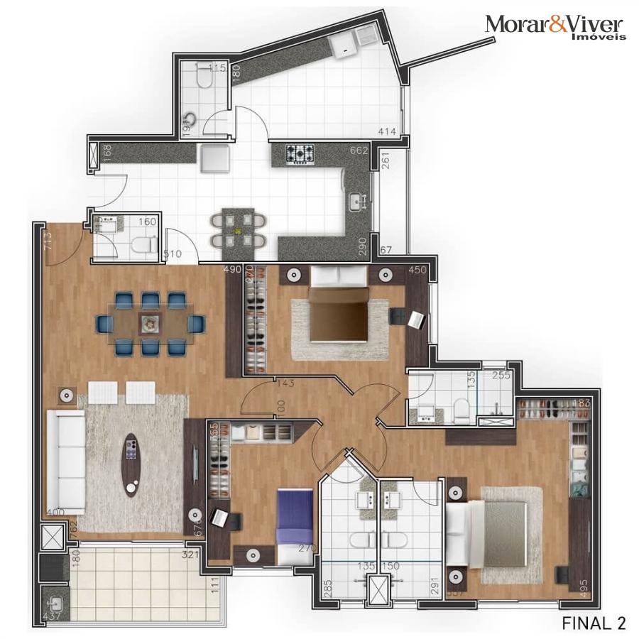 Apartamento à venda com 3 quartos, 146m² - Foto 16