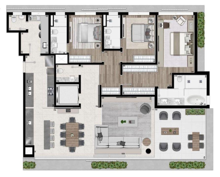 Apartamento à venda com 3 quartos, 176m² - Foto 33