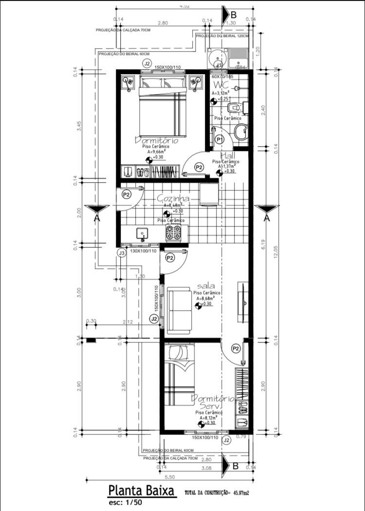 Casa à venda com 2 quartos, 45m² - Foto 2