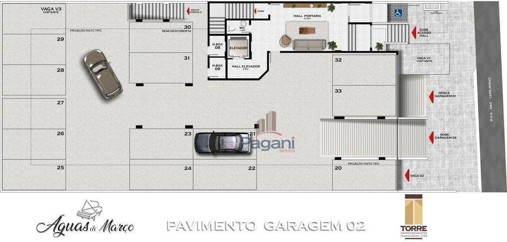 Apartamento à venda com 2 quartos, 65m² - Foto 33