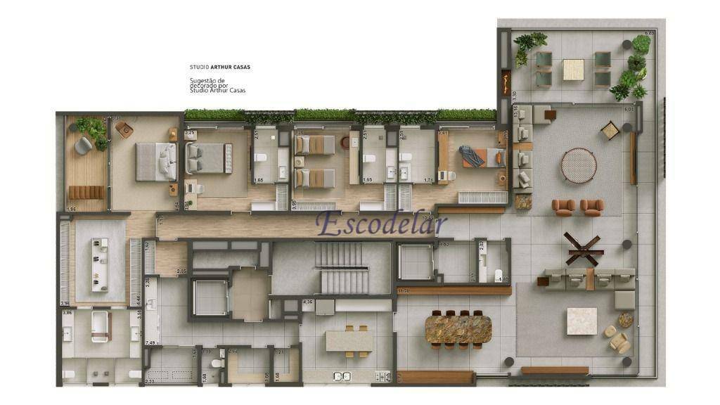 Apartamento à venda com 4 quartos, 398m² - Foto 10