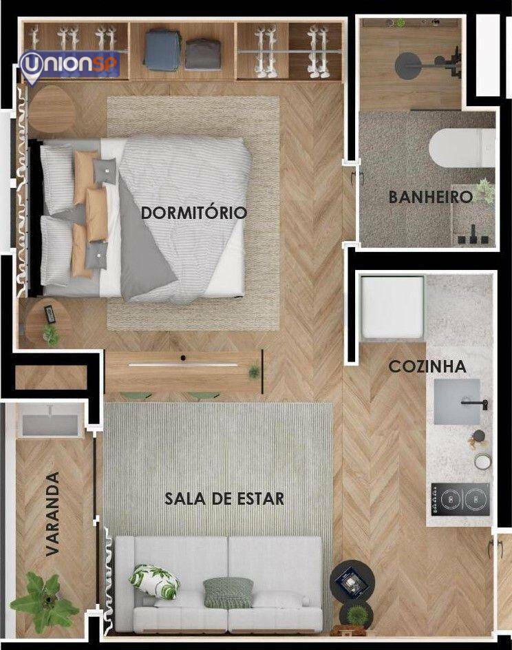 Apartamento à venda com 2 quartos, 41m² - Foto 26