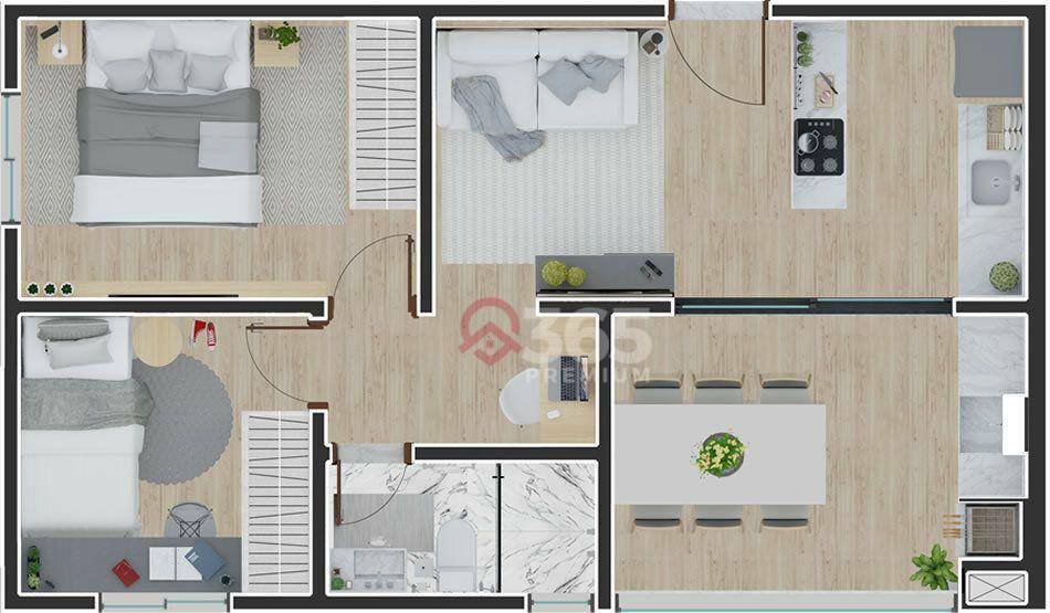 Apartamento à venda com 2 quartos, 55m² - Foto 44