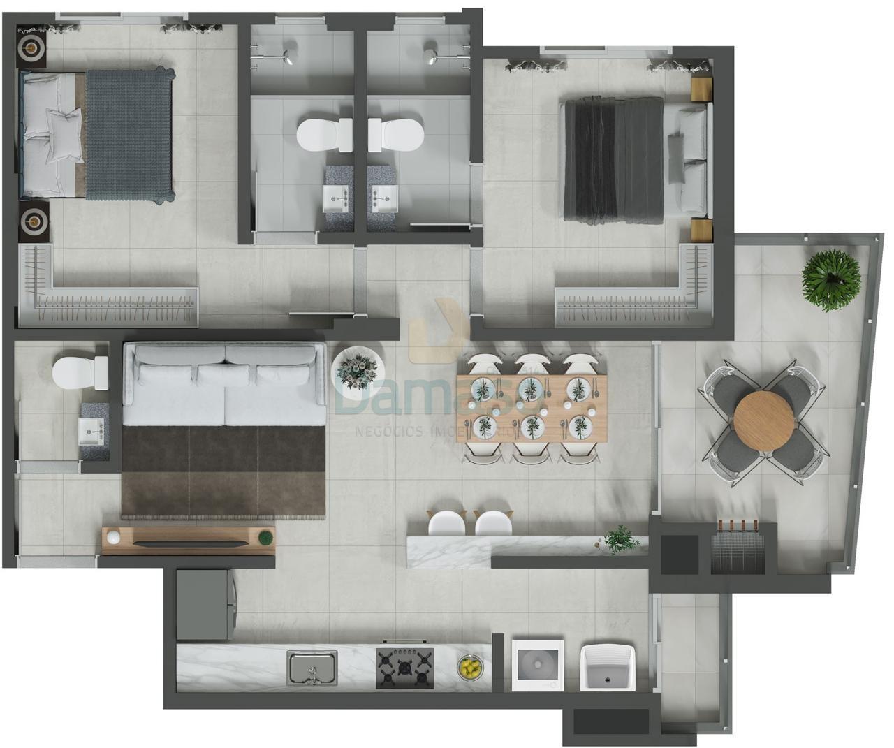 Apartamento à venda com 2 quartos, 76m² - Foto 32