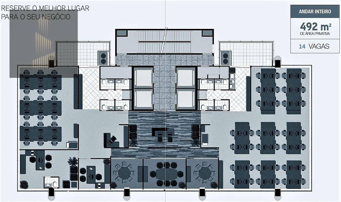 Conjunto Comercial-Sala para alugar, 492m² - Foto 39