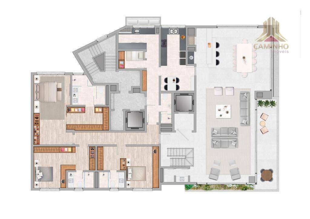 Apartamento à venda com 3 quartos, 307m² - Foto 44