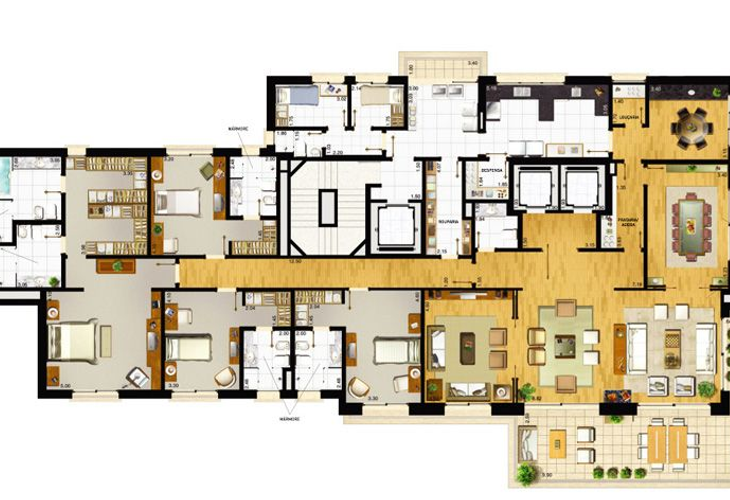 Apartamento à venda com 4 quartos, 415m² - Foto 7