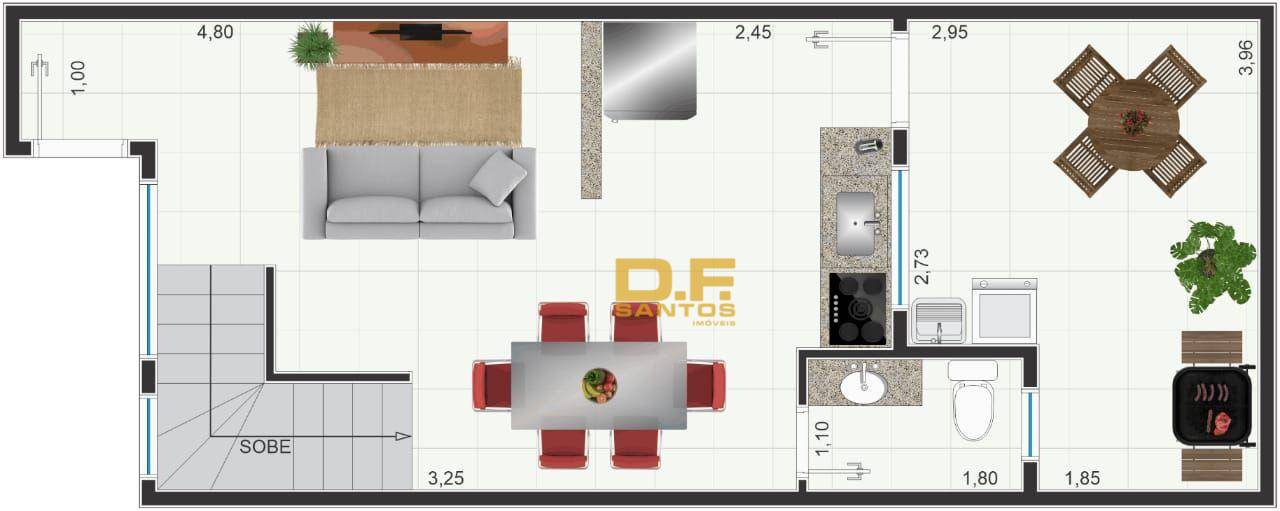 Sobrado à venda com 2 quartos, 68m² - Foto 12