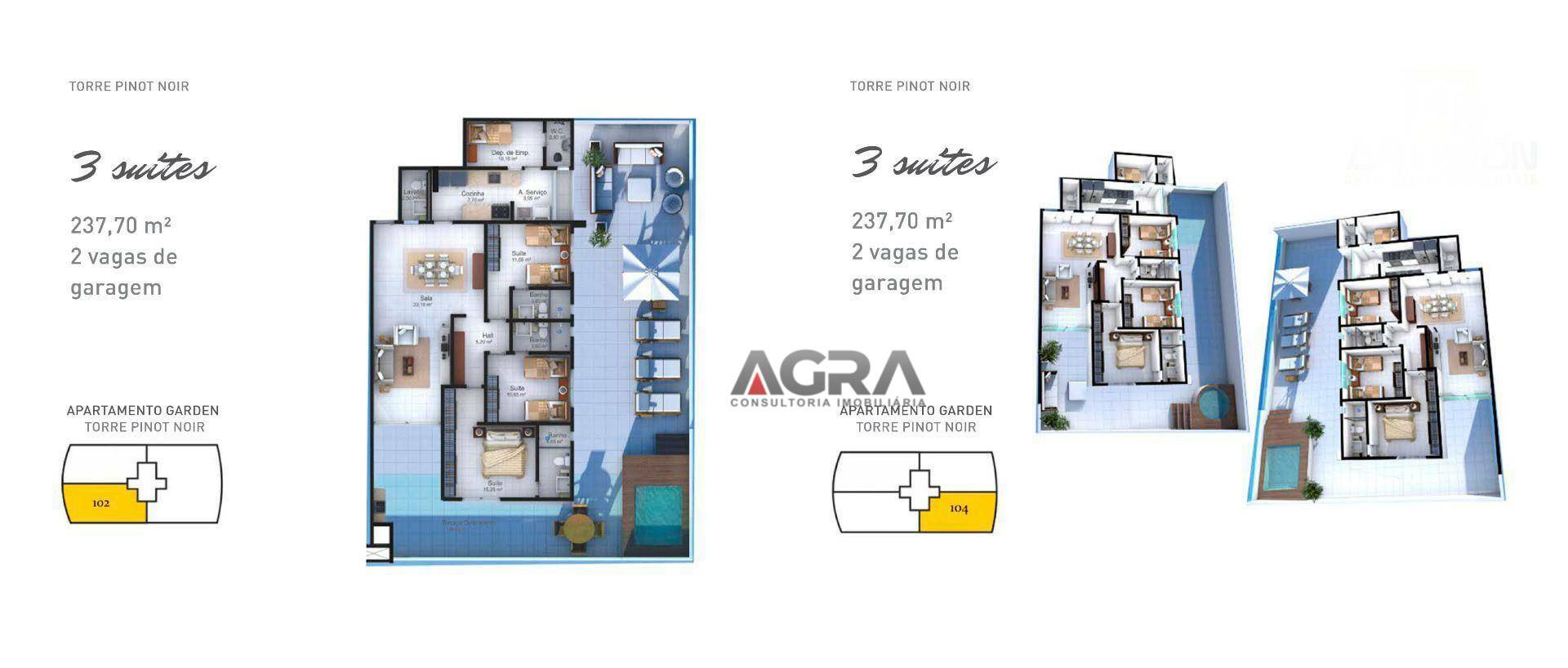 Apartamento à venda com 2 quartos, 138m² - Foto 12