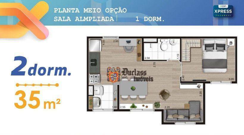 Apartamento à venda com 2 quartos, 35m² - Foto 18