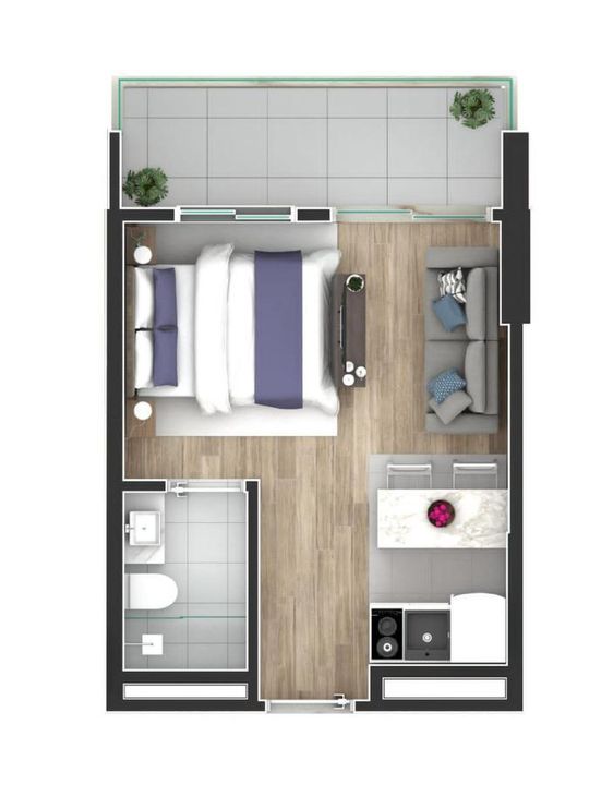 Apartamento à venda com 1 quarto, 35m² - Foto 31