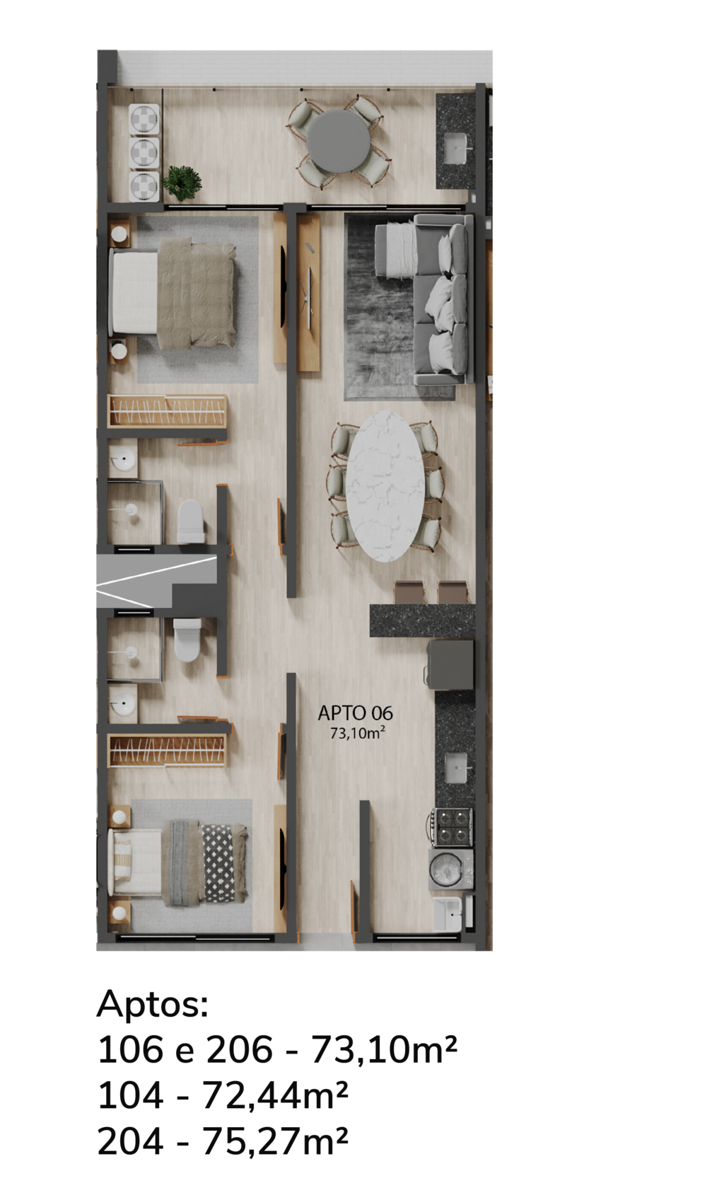 Apartamento à venda com 2 quartos, 5523m² - Foto 34