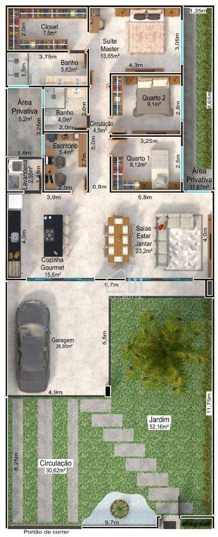 Casa à venda com 3 quartos, 140m² - Foto 2